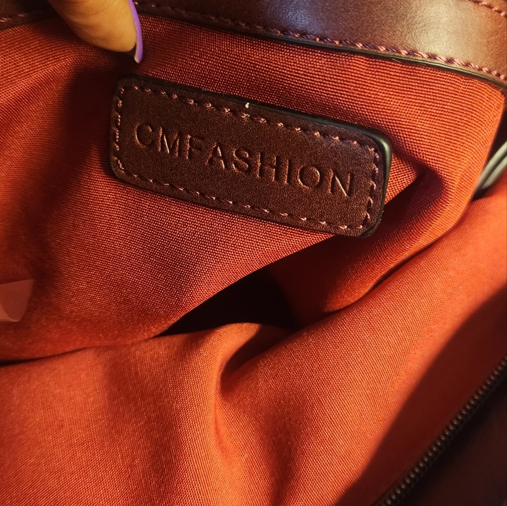 CM Fashion Purple purse with maroon interior. New without tag. - Picture 6 of 7